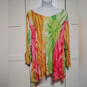Ivy Reed 1151 Starburst F Curvy Top Sz 3X NWT